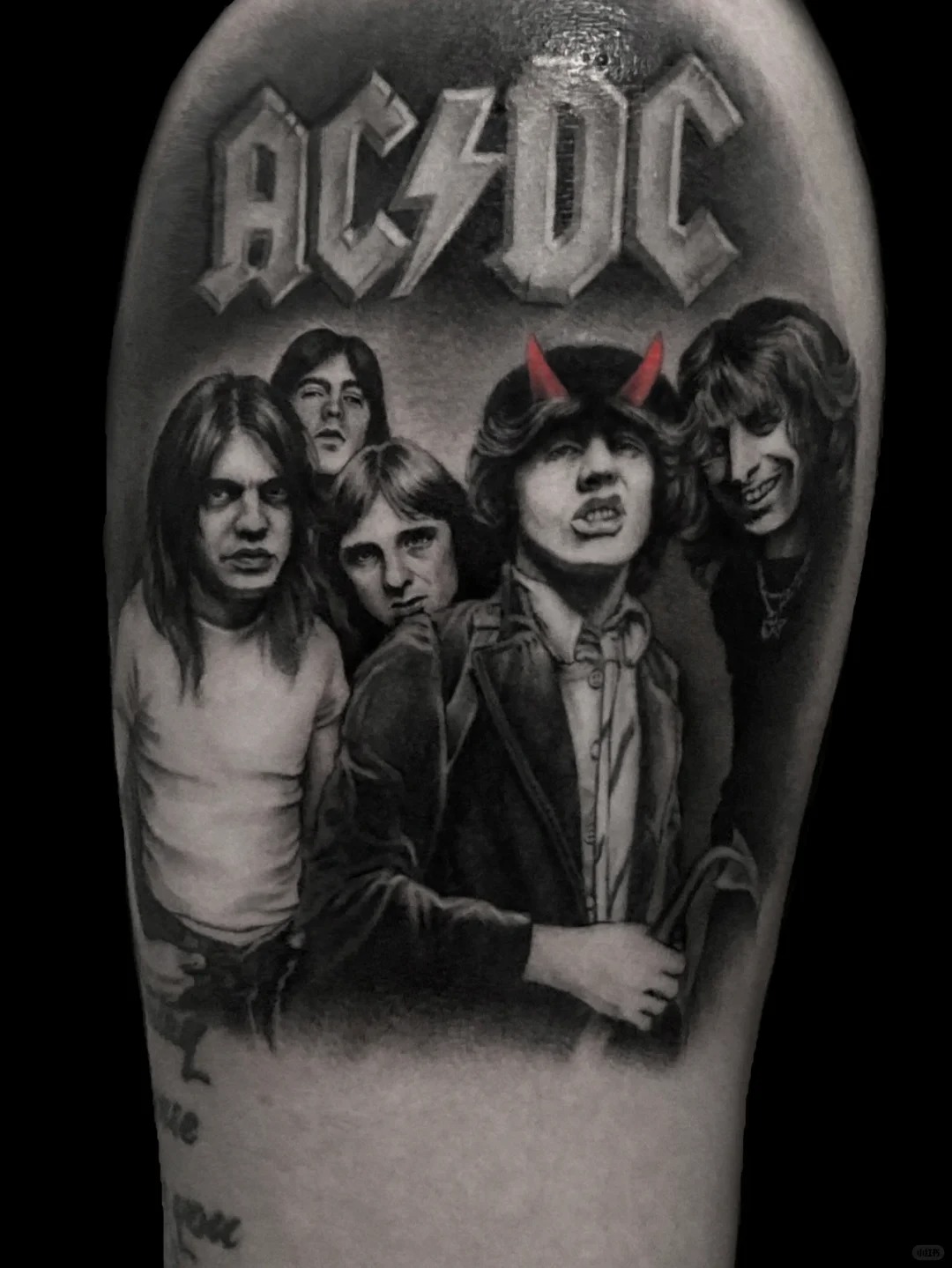 AC/DC tattoo by Zencat — Music · Realism