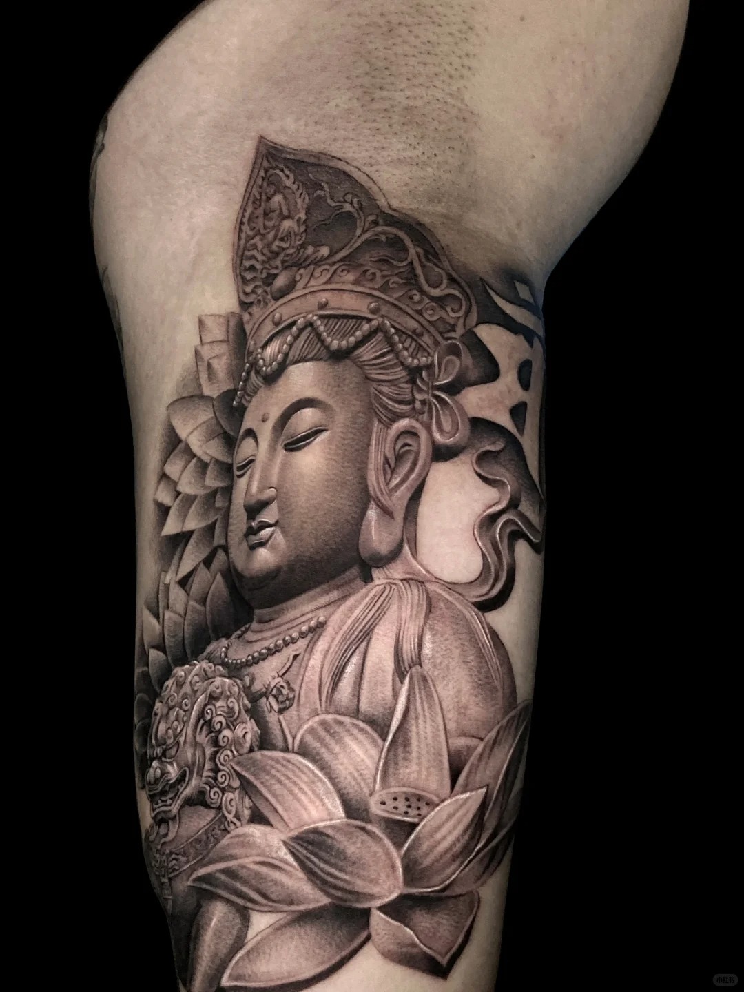 Manjushri tattoo by Zencat — Eastern art · Mythology