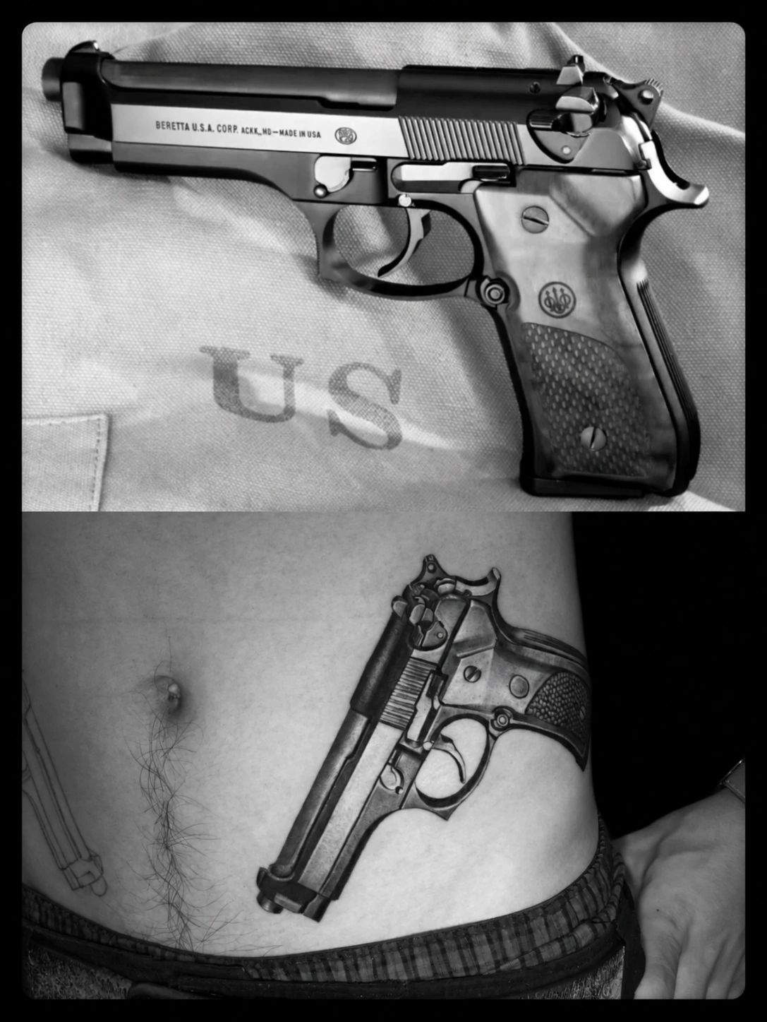 Metal in black & grey tattoo by Zencat — Objects · Realism