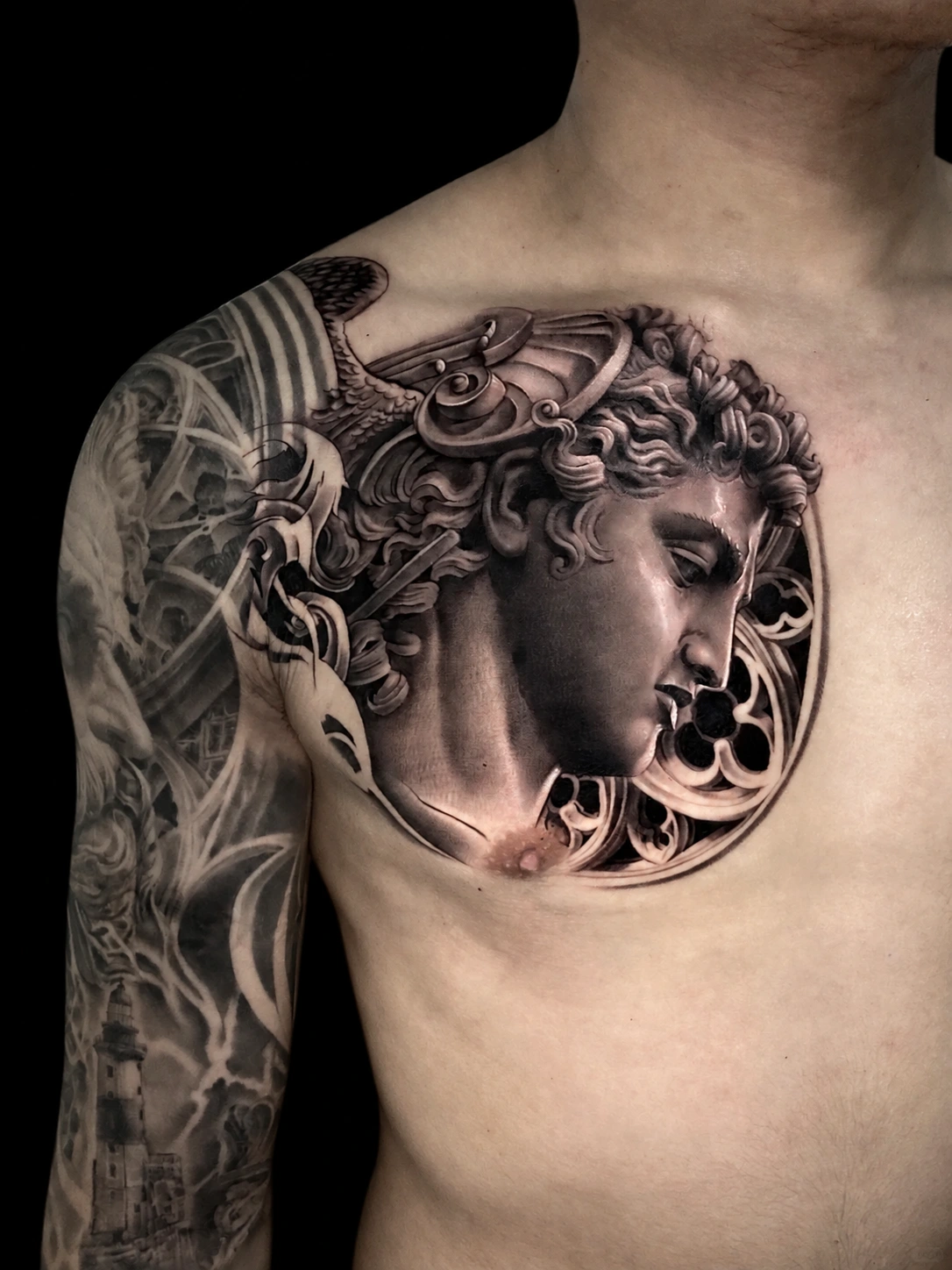 Perseus tattoo by Zencat — Classical sculpture · Realism
